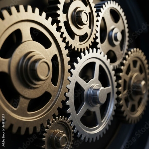 Obraz gears and cogs