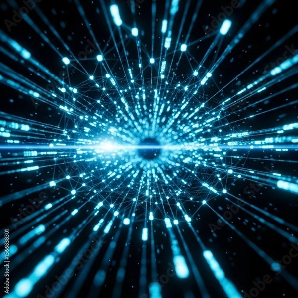 Obraz abstract background with rays