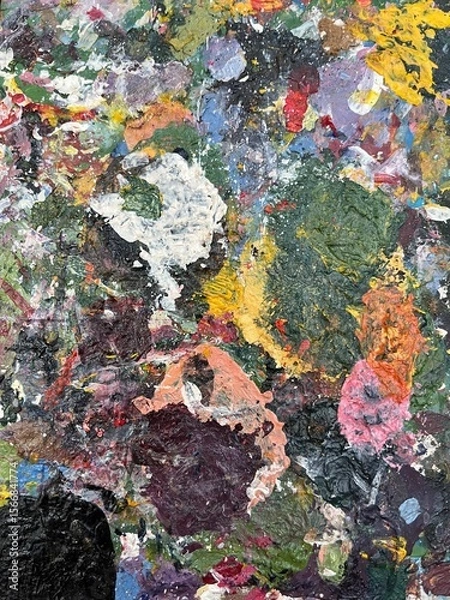 Obraz grunge background with paint