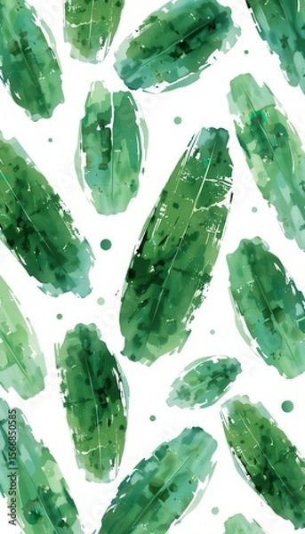 Obraz Abstract Green Leaf Pattern Design for Modern Backgrounds