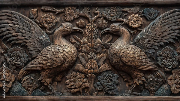 Obraz bird in a nest