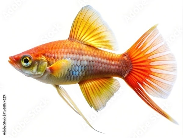 Fototapeta Portrait of a Brown Kiwi bird with long beak and feathery appearance