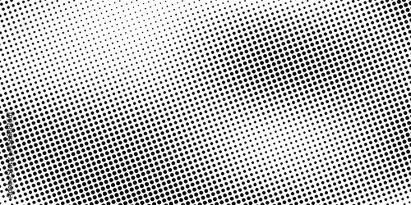 Fototapeta Vintage Halftone Background. Fade Distressed Overlay. Modern Texture. dots modern