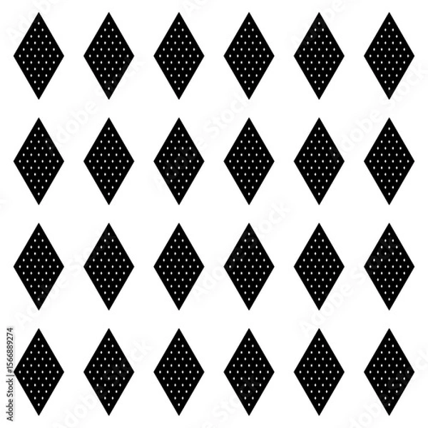 Fototapeta Geometric dot grid rhombus seamless pattern. Ideal for backgrounds, textiles, packaging, branding, or design projects.