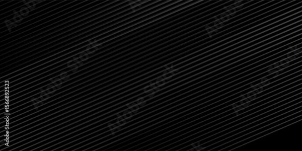Fototapeta Slant line halftone gradation texture. Fading diagonal stripe gradient background. Black oblique pattern backdrop. Vanishing thin parallel line wallpaper for overlay