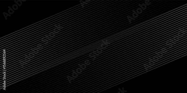 Fototapeta Slant line halftone gradation texture. Fading diagonal stripe gradient background. Black oblique pattern backdrop. Vanishing thin parallel line wallpaper for overlay