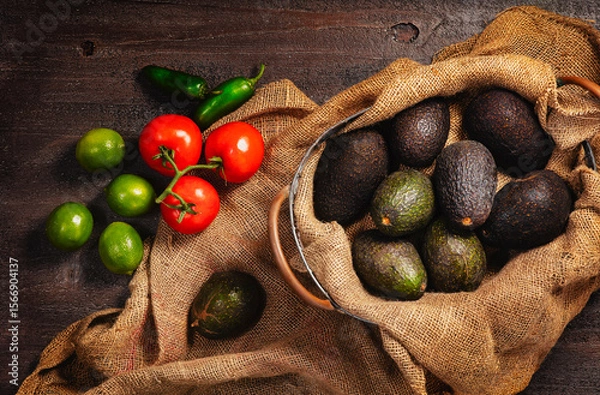 Obraz Some igredients for guacamole