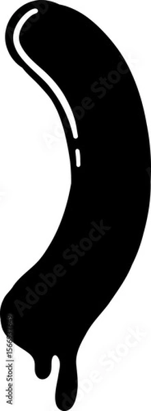 Fototapeta Dripping Font Parentheses Symbol Sign