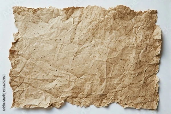 Fototapeta Scrap paper on white background , Scrap paper for background , Writing paper , Note paper