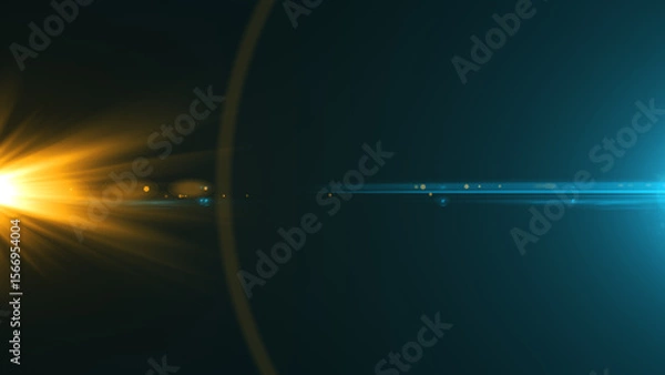 Fototapeta background with lights .stylized glow lighting background	