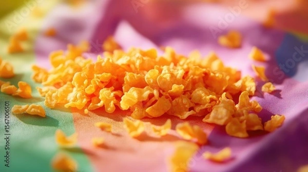 Fototapeta A vibrant image of prickly water lilies blooming amidst a backdrop of tranquil waters