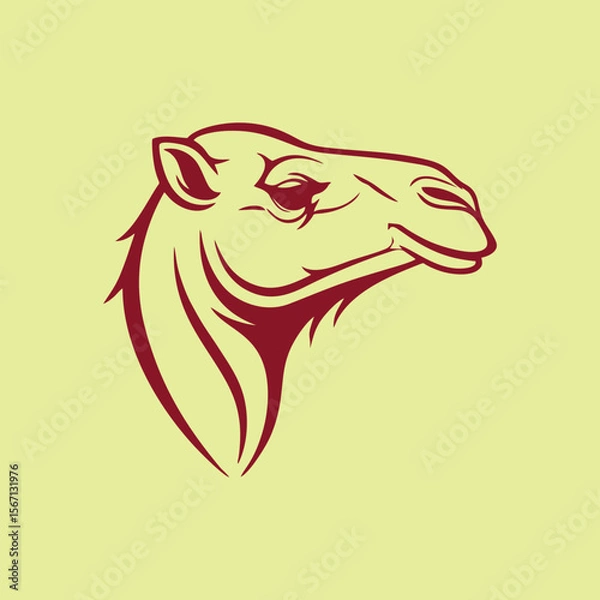 Obraz camel side logo 