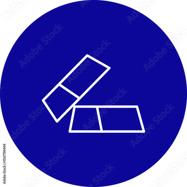 Fototapeta Gold  Vector Line Pink Circle Icon Design