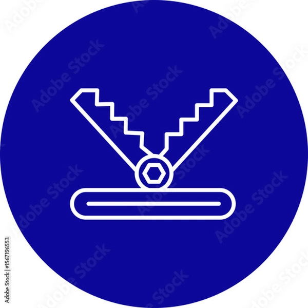 Fototapeta Trap  Vector Line Pink Circle Icon Design