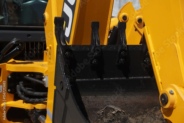 Fototapeta Retroescavadeira