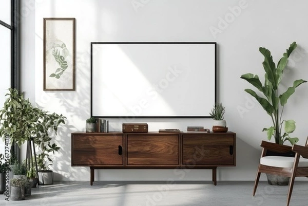 Fototapeta High Detail Visual of Modern Furniture Background