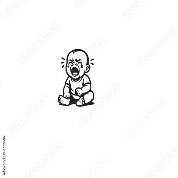 Obraz crying baby