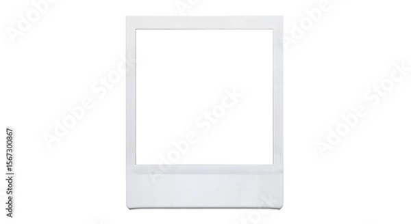 Fototapeta Frame for compositing Polaroid photo images