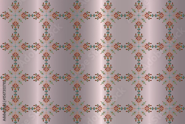 Obraz vector seamless pattern with flowers