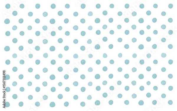 Obraz Light blue dots pattern , Polka dots, soda image