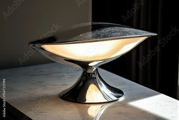 Fototapeta clear pixel visual of vertical low angle shot of a modern lamp