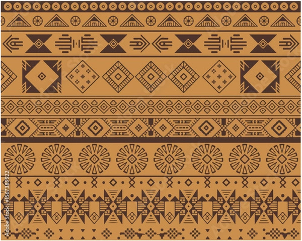 Fototapeta Geometric shapes, abstract symbols, vector icons, black and white patterns, creative designs, line art, modern shapes, minimalistic elements for graphic design, diverse abstract figures