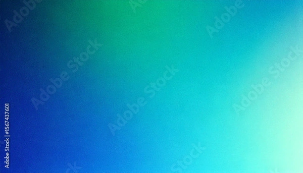 Obraz A vibrant blue and green gradient background