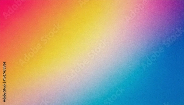 Obraz A bright rainbow gradient background in warm colors