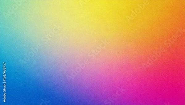 Obraz A vibrant rainbow gradient background image