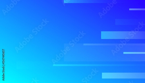 Obraz Colorful geometric background. Blue elements with fluid gradient. Dynamic shapes composition. Eps10 vector