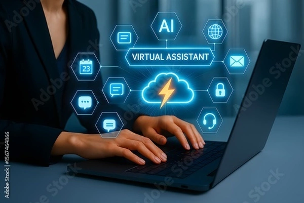 Obraz AI-Powered Virtual Assistant for Cloud Solutions