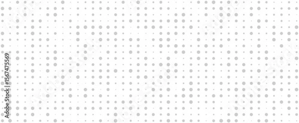 Obraz Subtle dot pattern background with varying circle sizes, ideal for minimal and clean designs
