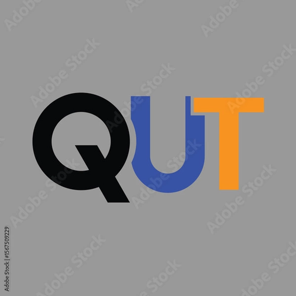 Fototapeta QUT Company Logo Design.eps