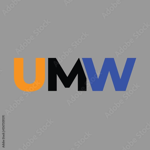 Fototapeta UMW Company Logo Design.eps
