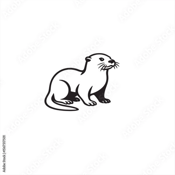 Obraz Otter is smiling