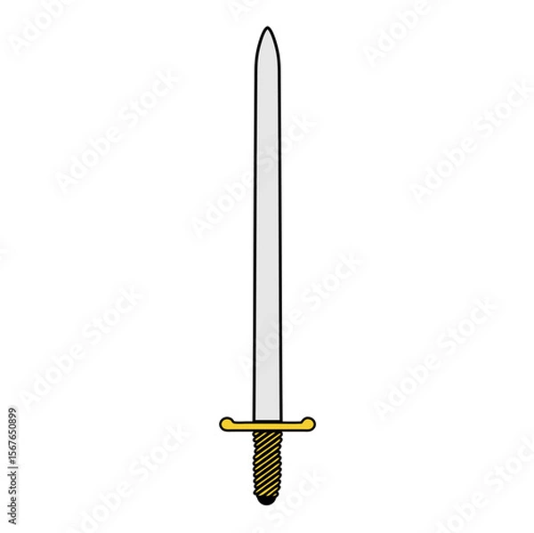 Fototapeta vector sword knight