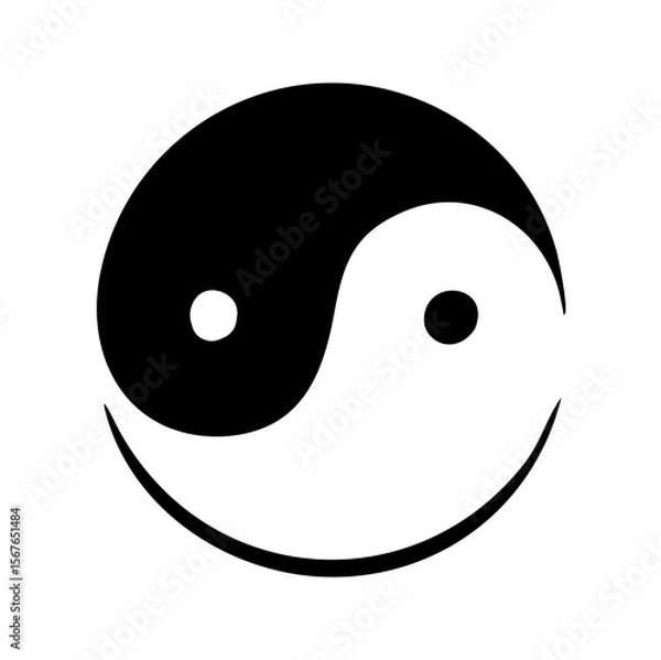 Fototapeta yin yang vector classic transparent