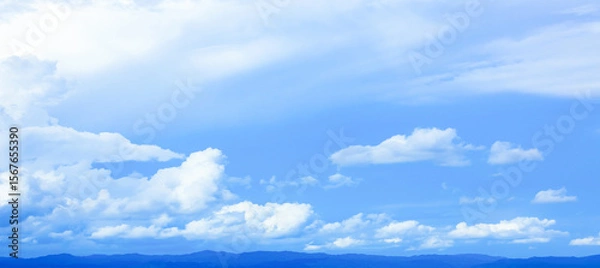Fototapeta 青空と白い雲 
