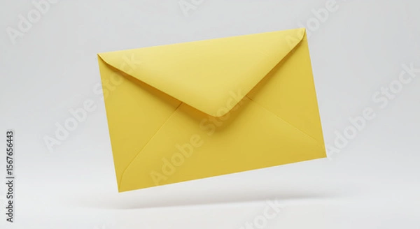 Fototapeta Yellow Envelope Mockup