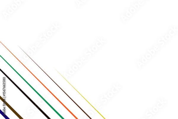 Fototapeta Abstract Diagonal Lines: Modern, Minimalist, Dark Background, Colorful Stripes, Graphic Design Element