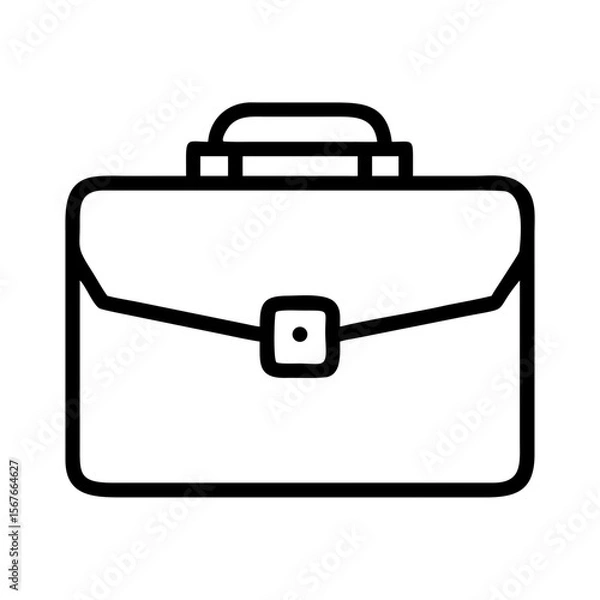 Fototapeta briefcase icon vector illustration