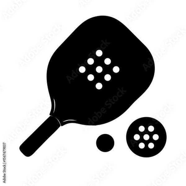 Fototapeta tennis racket with ball vector