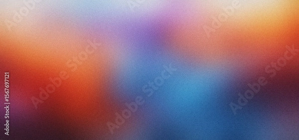 Fototapeta Abstract vibrant background abstract gradient shape on black or noisy background.