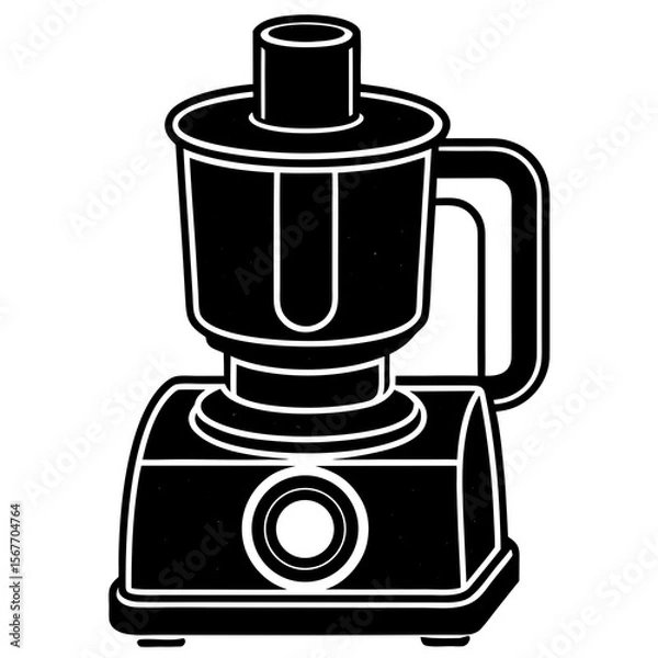 Obraz Food Processor  Electronic Device Icon  High-Quality AI Vector Design for Tech Projects