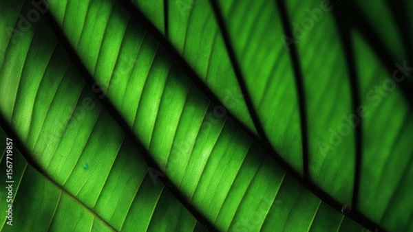 Obraz green leaf background