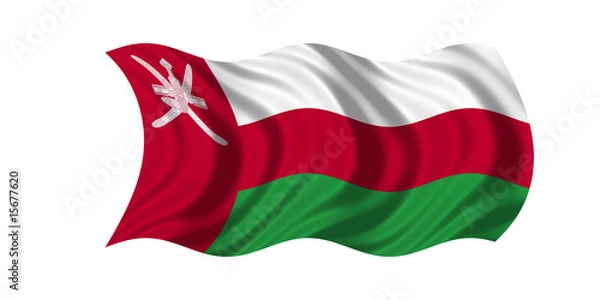 Fototapeta Oman Flag