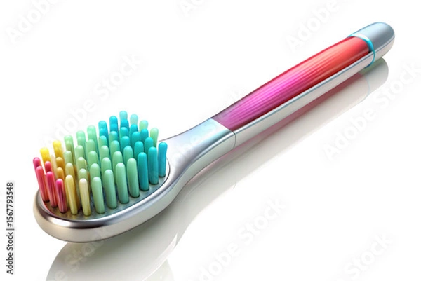 Fototapeta 3D Rendering of beautiful, trending and realistic Tooth brush with white background