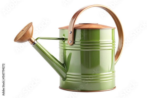 Fototapeta 3D Rendering of beautiful, trending and realistic Watering can with white background