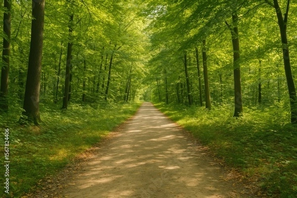 Fototapeta A Journey Through the Wilderness: Embracing Nature's Way