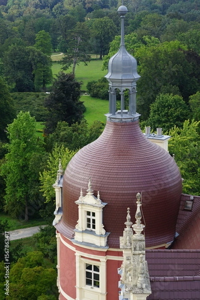 Obraz Blick auf eine Kuppel von oben